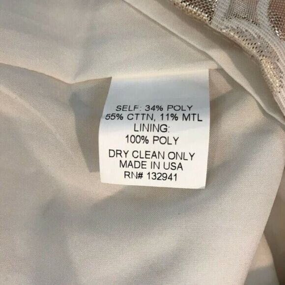 Amanda Uprichard Size S Metallic Gold Brocade Mini Sheath Dress Cocktail - Picture 5 of 7